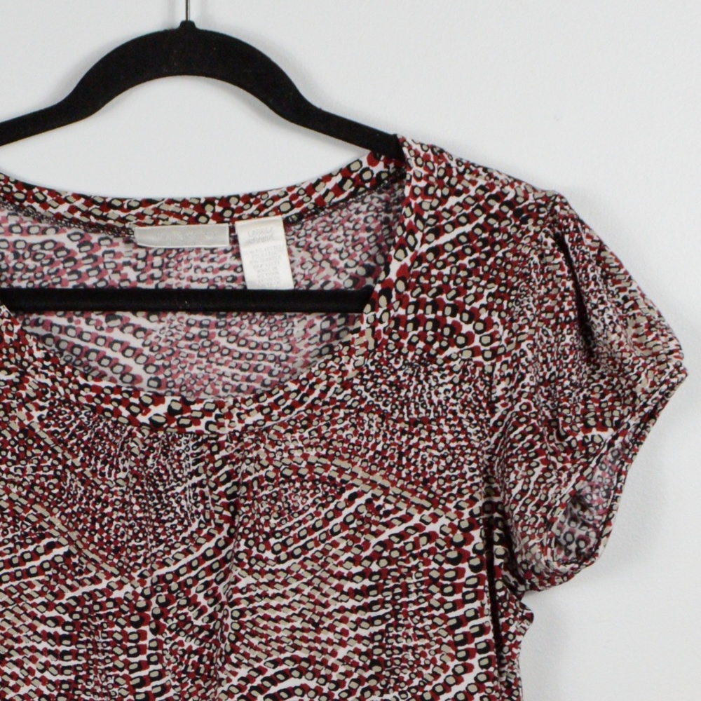 Worthington Print Blouse - Picture 4 of 6